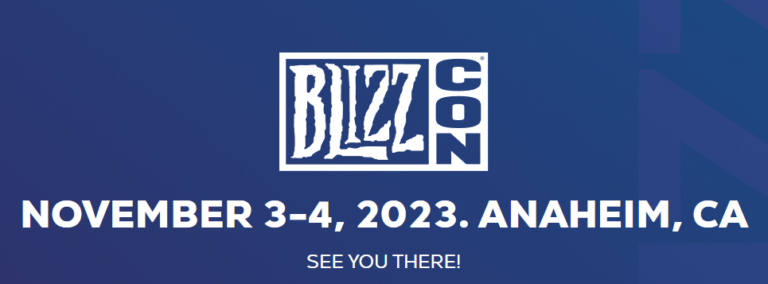 BlizzCon 2023 Announced for November 3-4