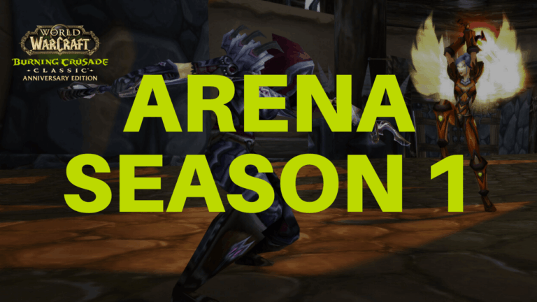Arena Season 1 starts Feb. 17 | TBC Classic Anniversary (Vendors, Gear, Rating Changes)