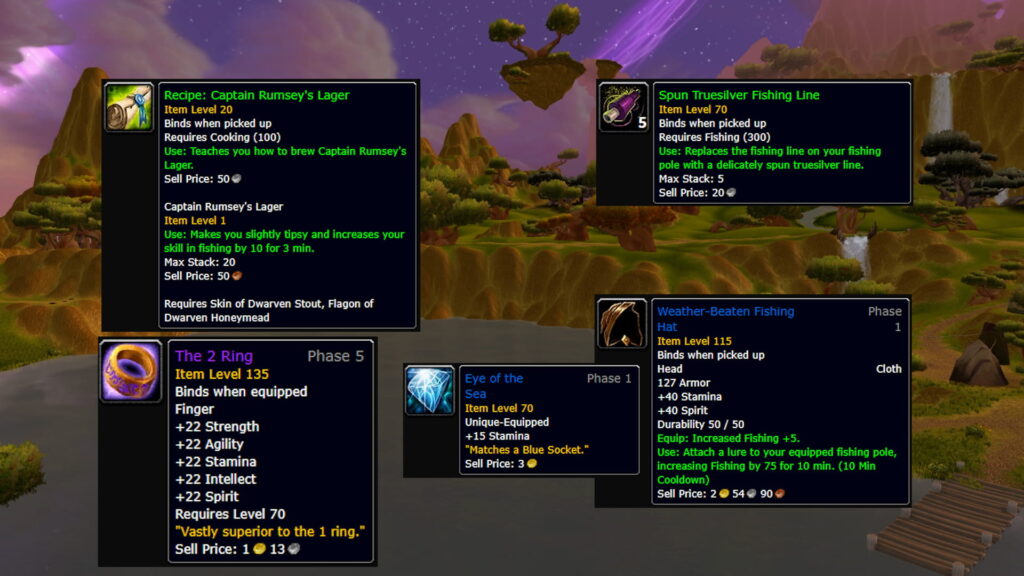 Bag of Fishing treasures daily rewards