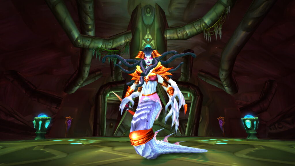 Lady Vashj in Serpentshrine Cavern TBC Classic