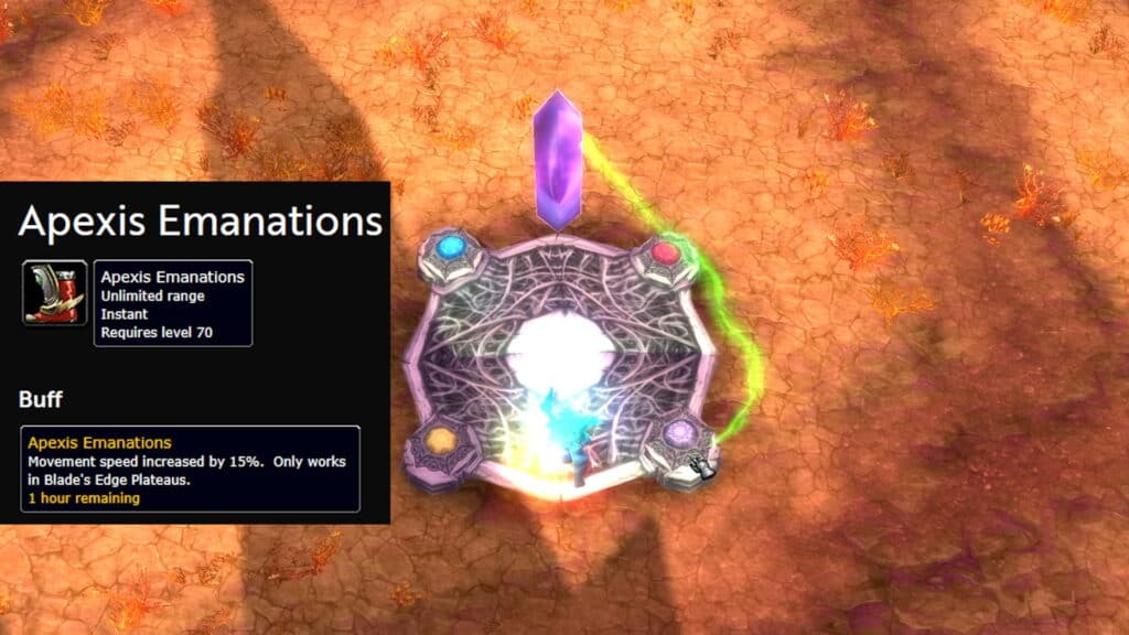 Apexis Emanations Buff for Ogri'la Reputation - Simon Says daily