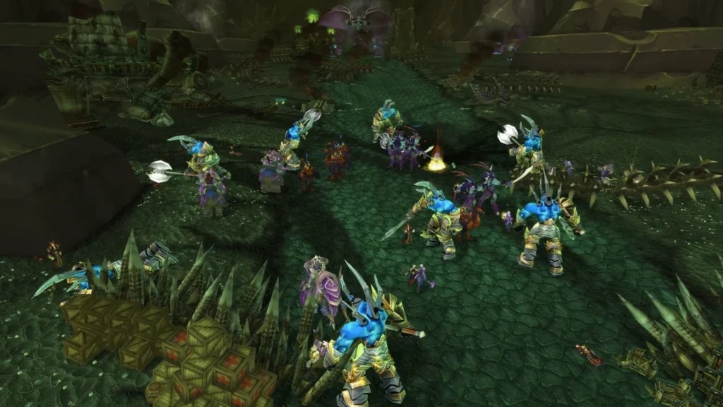 Akama and Maiev event outside Black Temple during the attunement quest chain