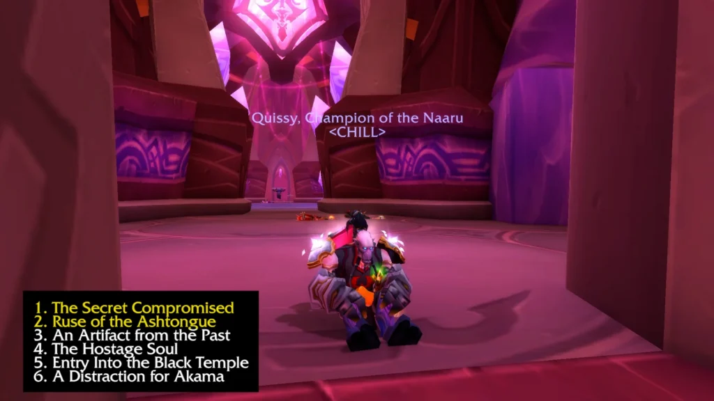 Ruse of the Ashtongue quest disguise used for Al’ar in Tempest Keep