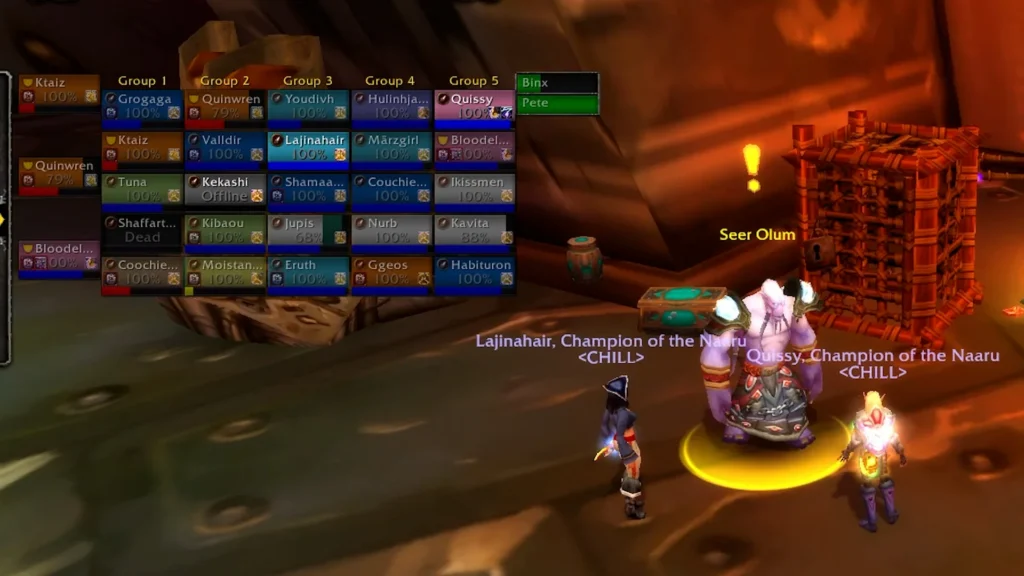 Seer Olum offering The Secret Compromised after Fathom-Lord Karathress