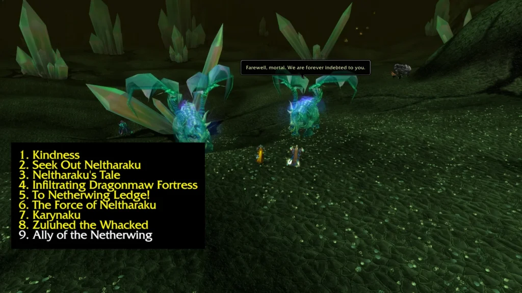 Quest chain required to unlock Netherwing reputation in TBC Classic