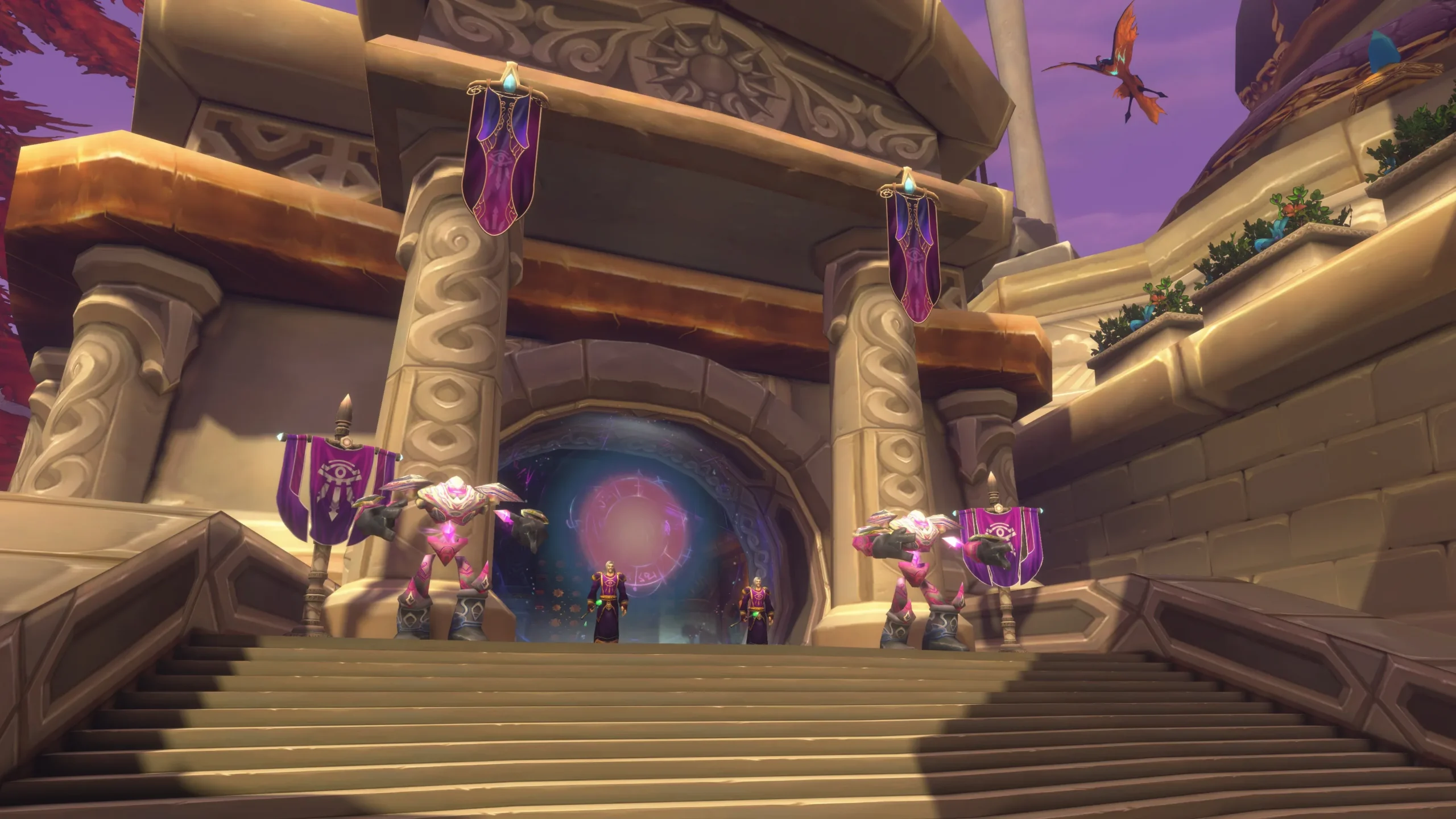 Dalaran dungeon entrance in WoW Forever