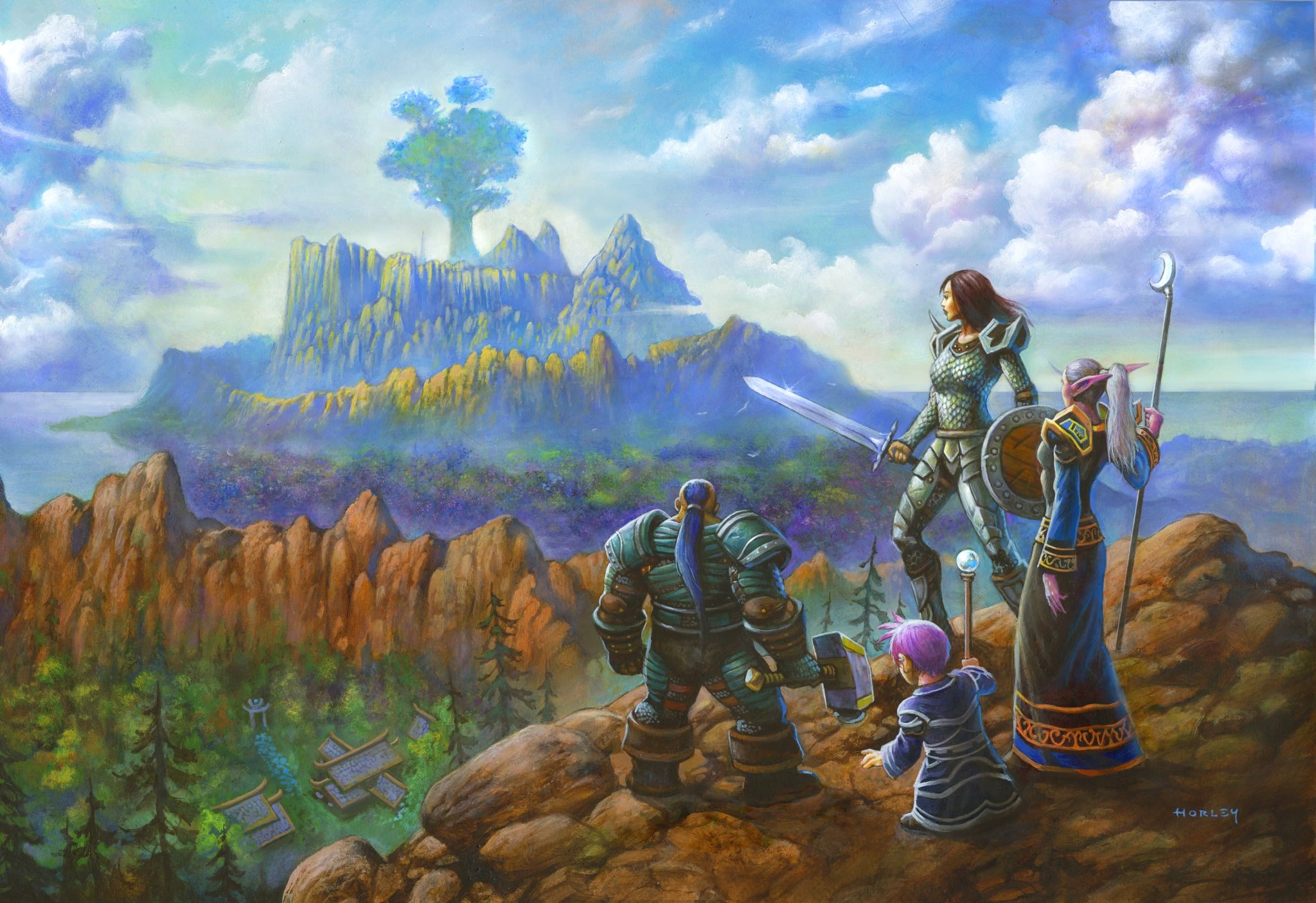 World of Warcraft Forever Alliance adventurers exploring Azeroth